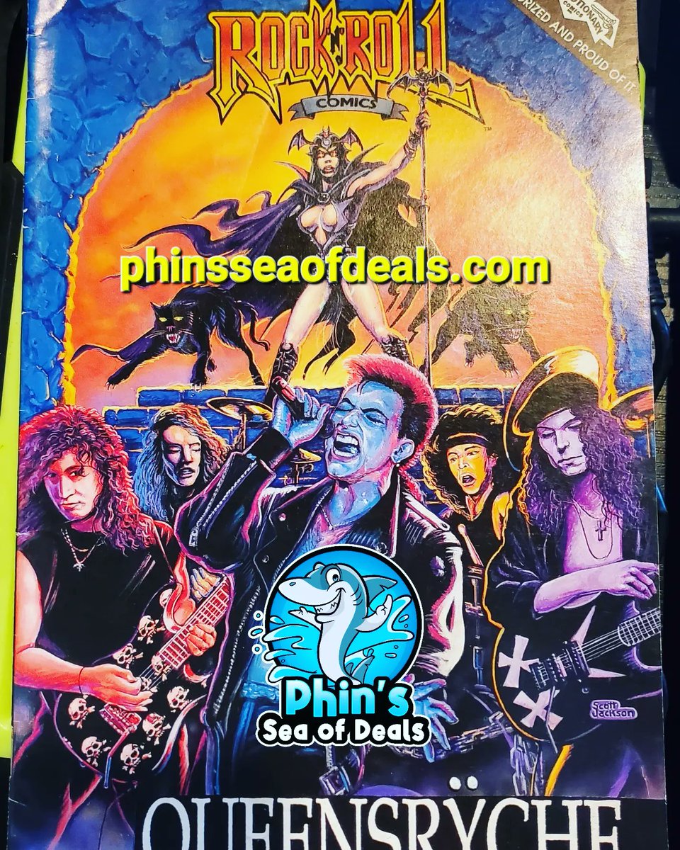 Comicbook about the 80s band Queensryche
Phinsseaofdeals.com
#Phinsseaofdeals #Queensryche #hairmetal #hairmetalbands #queensrychefan #80smusic #90smusic #comics4sale #comiccollector #comiccollection #comicbooks #mcmurraypa #smallbusiness #pittsburghsmallbusiness #hairnation