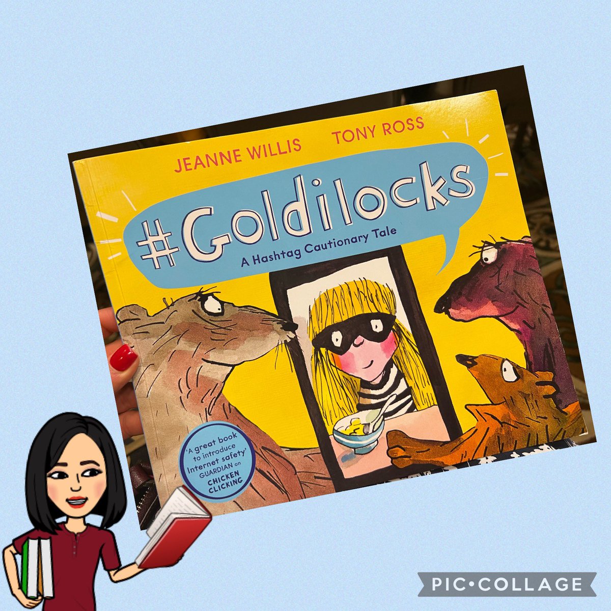 Can’t wait to use this book and other #picturebooks recommended by @Pattie_Library  to teach our students about #digitalcitizenship #BetterTogether #TCEA @VDelSol_ES @Sparks_Interest