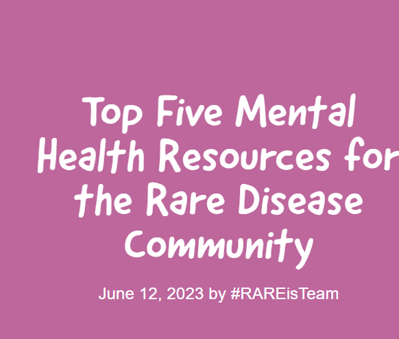 MattFlesch2's tweet photo. Excellent #RAREis article listing mental health resources available to the rare disease community. Grateful these organizations exist. Please pass it on. https://t.co/QDnnoixmMo