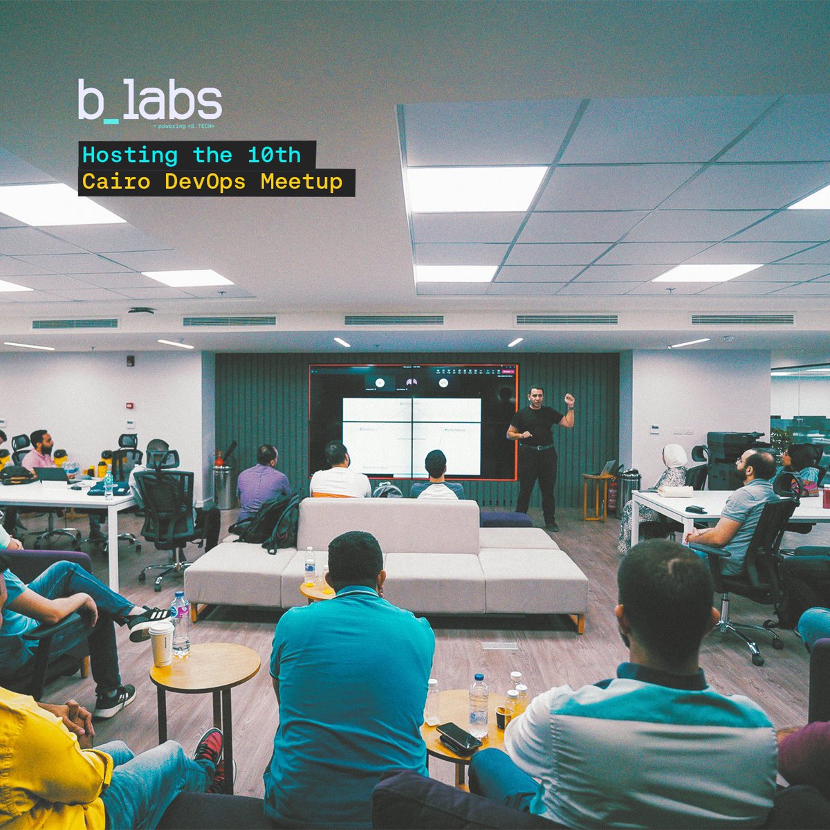 Weareblabs's tweet image. We were thrilled to host the 10th Meetup of Cairo DevOps at the b_labs headquarters where DevOps enthusiasts converged to exchange ideas and ignite innovation.

#TraditionalToTransformational #PoweringBTECH #TechFirst #GrowthMindset
