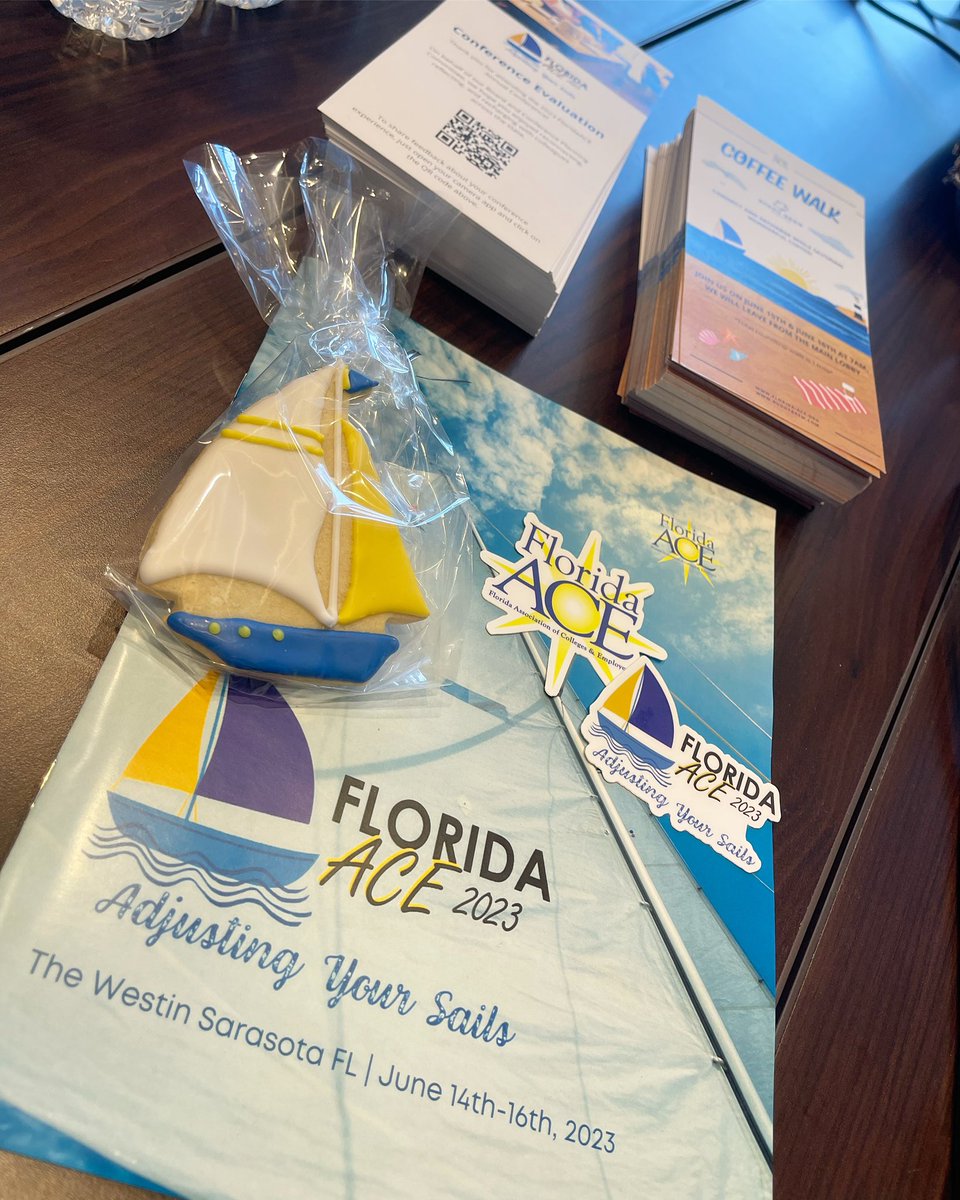We can’t wait for the #FloridaACE23 Annual Conference to start TOMORROW 🙌☀️🌴

Get ready to Adjust Your Sails while reconnecting, reflecting, and recharging in Sarasota!