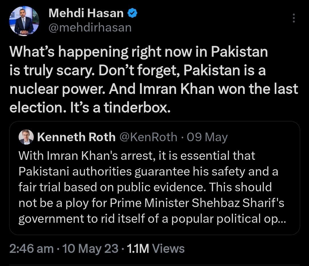 TheMuhandiss's tweet image. Dear Mehdi, why Trump's arrest is not scary enough compared to IK's arrest? Did you forget USA is a superpower? and Trump was the President?