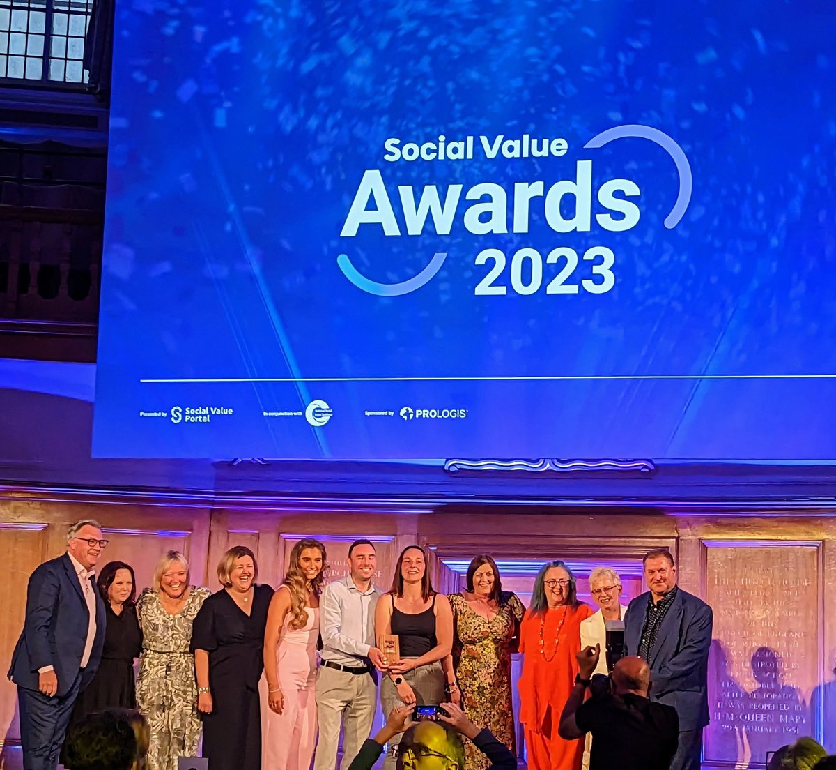 🎉🎉Massive congratulations to <a href="/DurhamCouncil/">Durham County Council</a> for winning the National Social Value Award for Best Public Sector Project for its County Durham £ work #svc23 🎉🎉