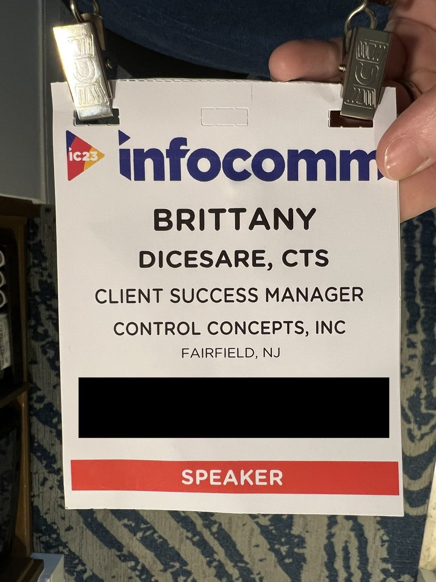 Brittany DiCesare, CTS tweet media