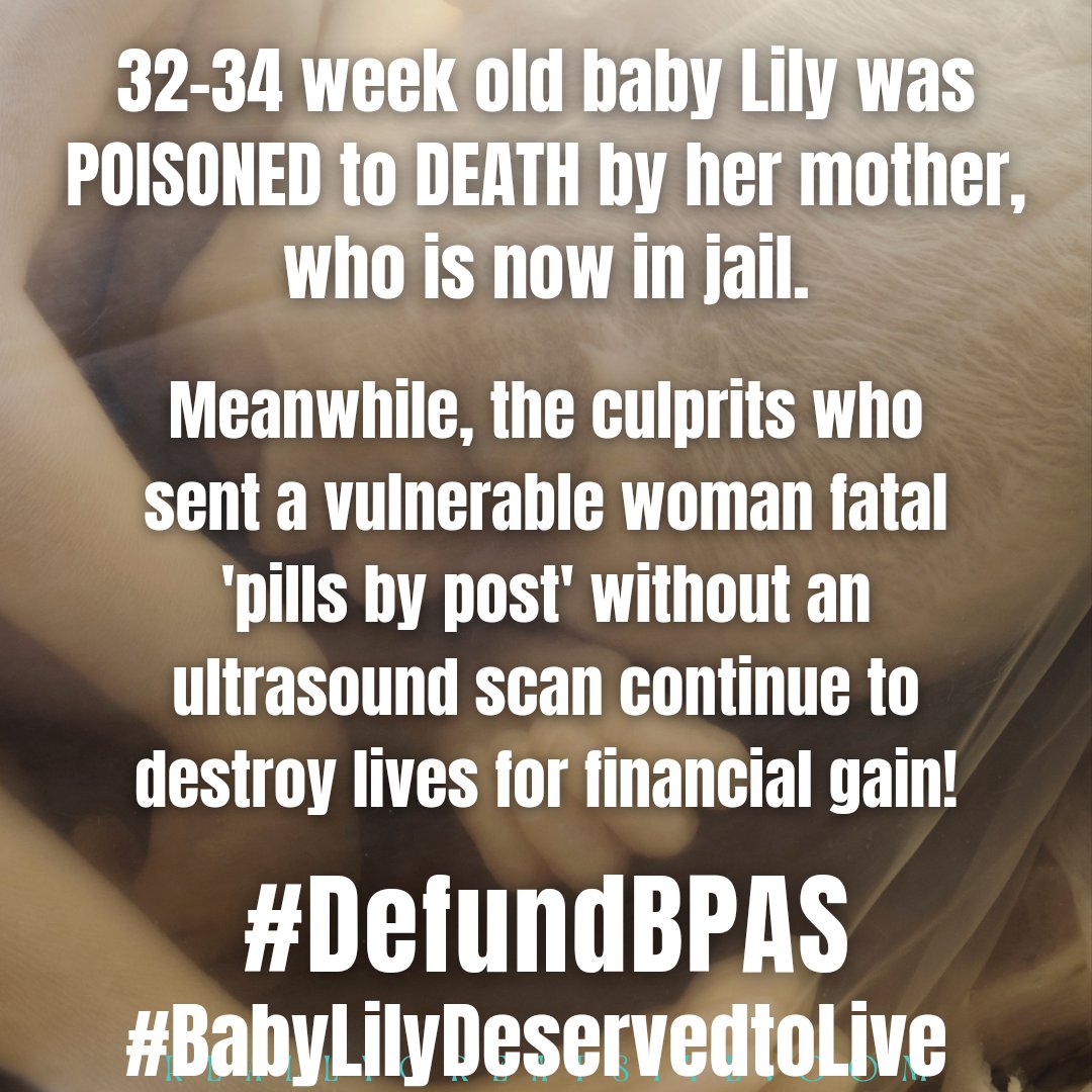 RockofLifeNI's tweet photo. @BPAS1968 Shame on BPAS.
You loaded the gun. You should be criminalised.
#DefundBpas #BabyLilyDeservedtoLive https://t.co/aDD3tkY95Y