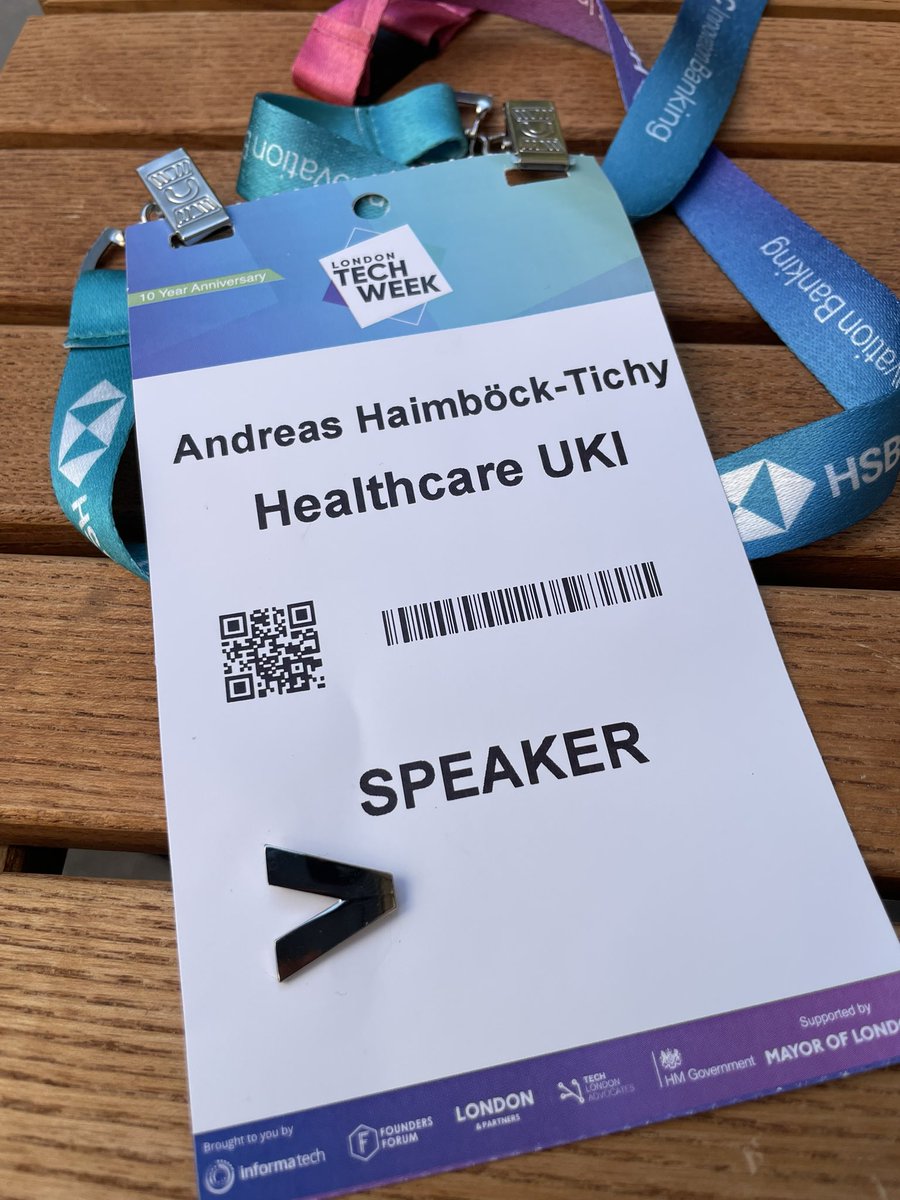 AndreasHT's tweet photo. Pleasure to share the stage with @NHSTransform Paul Gilliat discussing #FrontlineDigisation at @LondonTechWeek β¦ collaboration across #Industry and #NHS is vital making this programme a success! π @techuk https://t.co/4h7Pttzh71