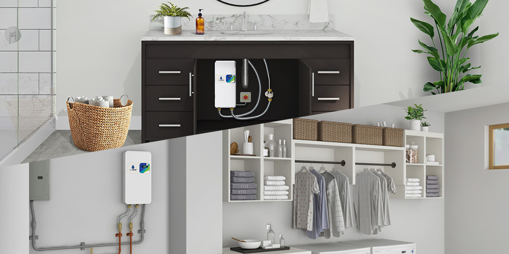 ecosmartwarmth's tweet photo. The new EcoSmart™ Element™ family provides hot water throughout the entire house. There are different sizes for different spaces. Ideal for residential homes and new construction. https://t.co/Vr9ywrEDc2 #EcoSmart #EcoSmartElement #PointOfUse #Tankless https://t.co/3tg3zz08Li