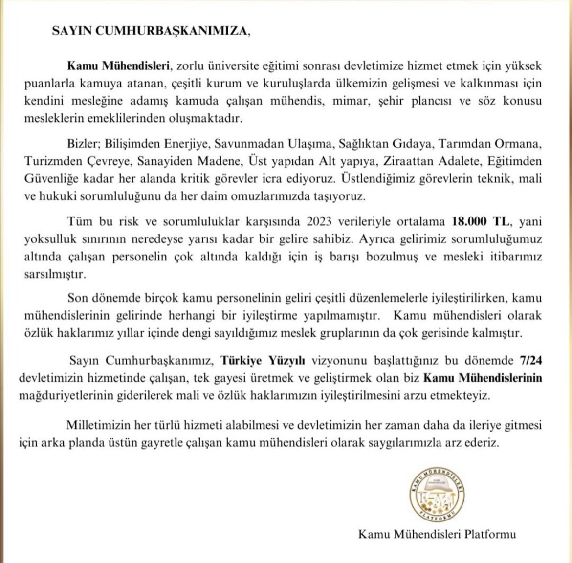 EmreTokul's tweet photo. KaMUhendisinin SnCBmizaMektubu https://t.co/o3iIoMRbXk