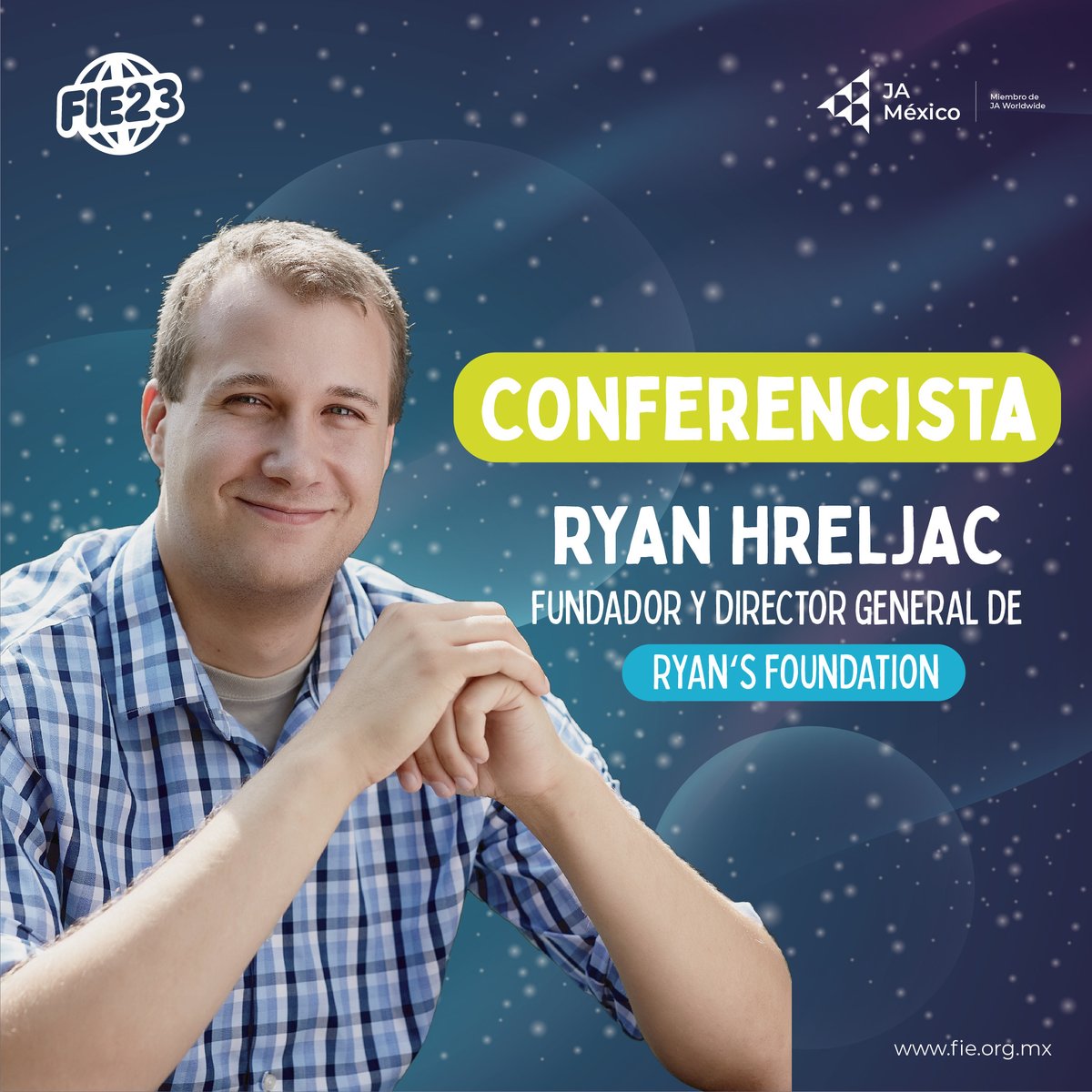 Es un gusto contar con la participación de Ryan Hreljac, Fundador y Director General de <a href="/TheRyansWell/">Ryan's Well Foundation</a> 🌎💧Su trabajo se  ha convertido en la historia de innumerables personas💙 Conoce su historia y #EmprendeElViajeDeTuVida en el #ForoInternacionalDeEmprendedores 2023 🤩🚀