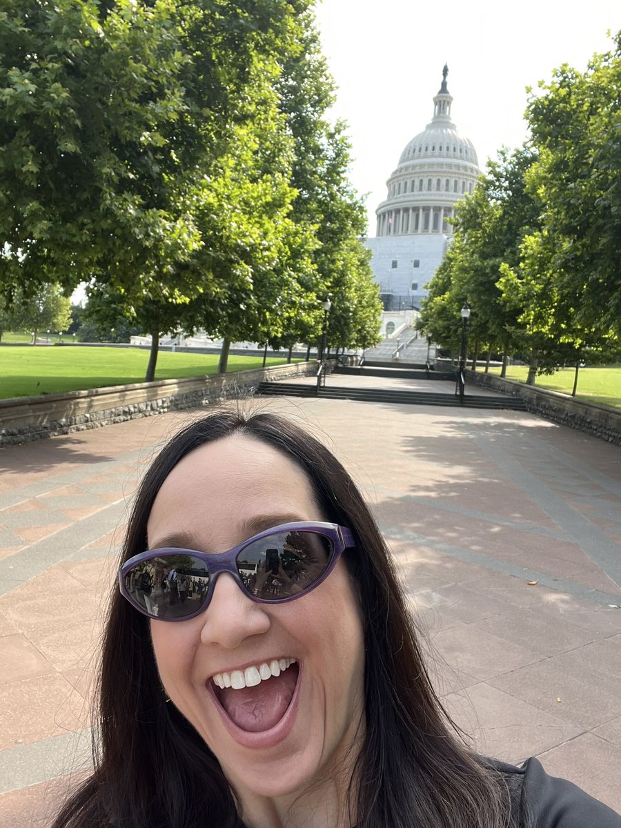 Today I’m at #CapitalHill w/ @PatientsRiseNow for day 2 of #WeThePatientsFlyIn. We are meeting with lawmakers to share why #PatientVoices need to be valued in #policy. #PRNFlyIn23