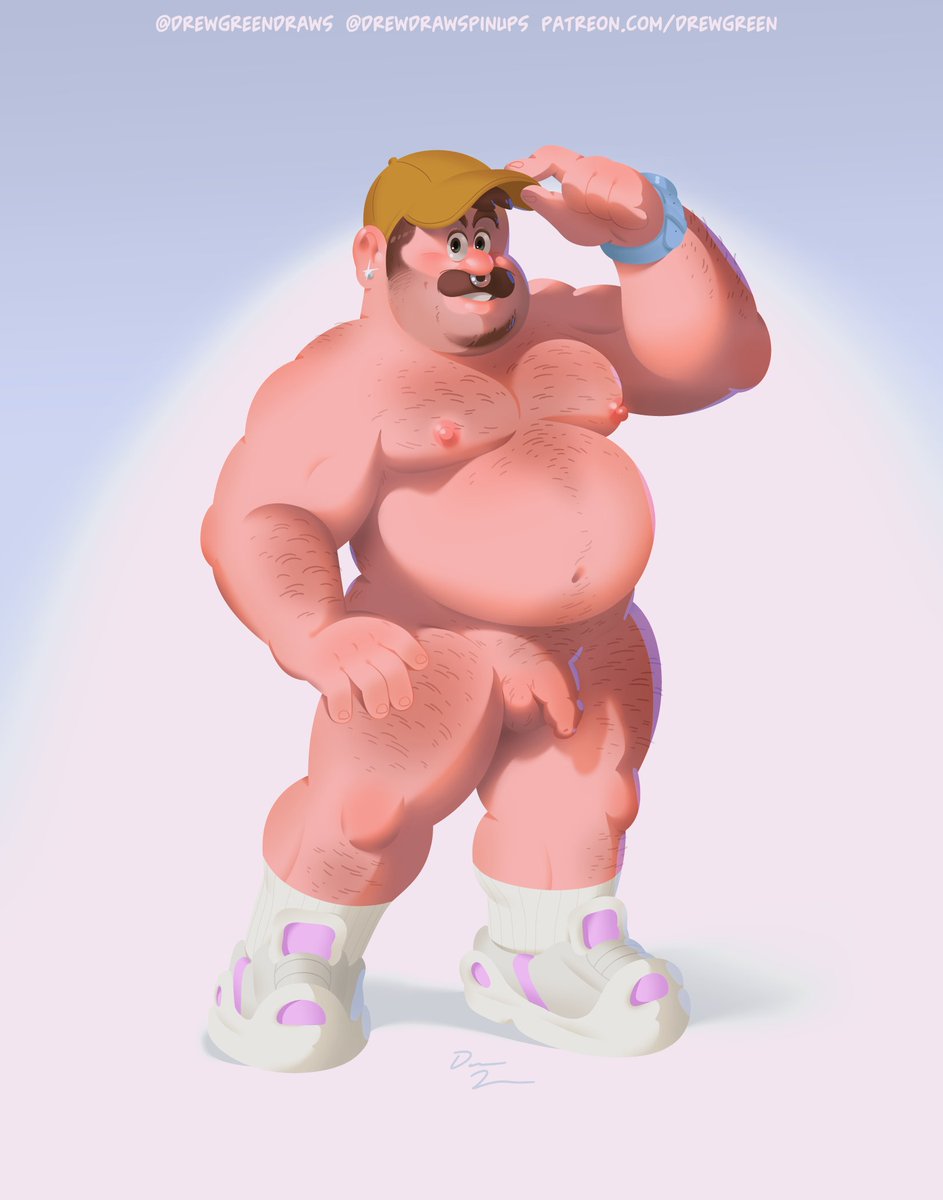 DrewDrawsPinups's tweet photo. This Father's Day, don't forget your dad hat! 🧢💖 https://t.co/m5lPl8kLwv