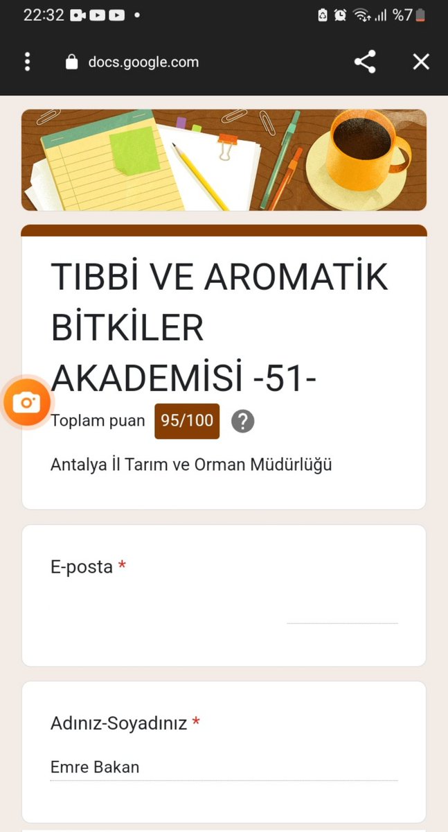 EmreBak35368968's tweet photo. @antalyailtarim @EmineErdogan @ibrahimyumakli @ersinyazici1 @gokhankaraca_ #Tabakademi
#GelecekTarımda https://t.co/Sxqtr3AhNw