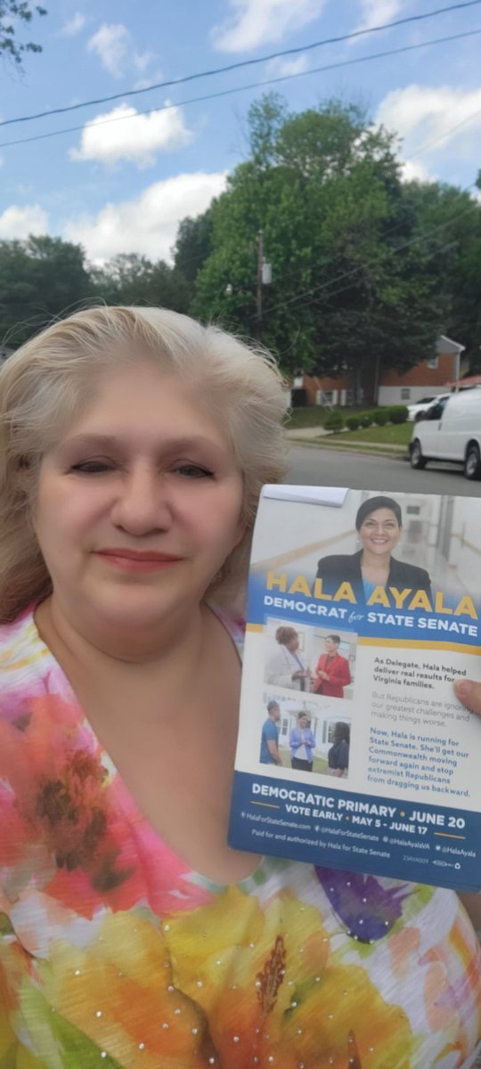 IvaniaCastill17's tweet photo. Today  we are knocking on doors 🚪and we are going to continue fighting for each #Vote🇺🇲 📬📥🗳✅️ FOR @HalaAyala FOR #STATE_SENATE FOR THE NEW 33RD you can now #Voteearly until June 17th, the #Primaries are on June 20 Every #VOTE_COUNTS. https://t.co/crpm3apRoz
