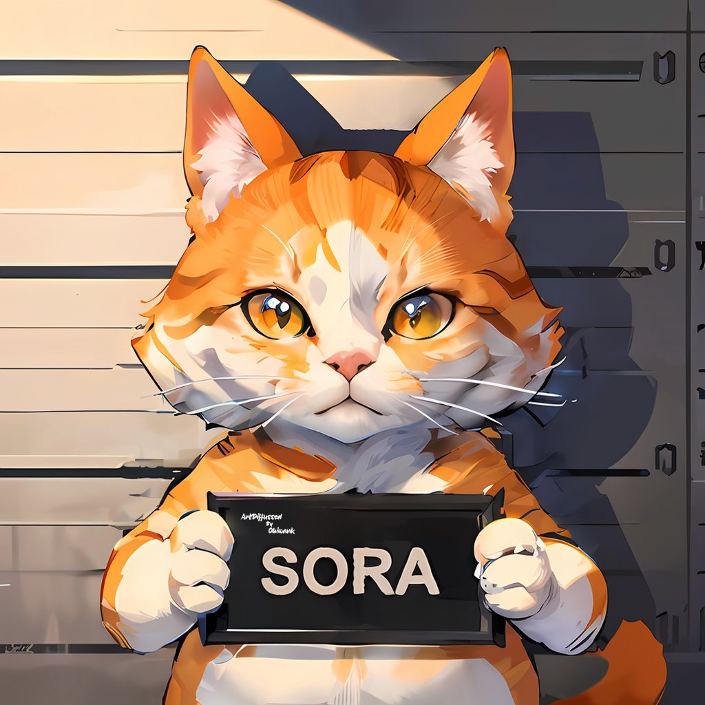 Art_Diffused's tweet image. I have decided to join the Barbie movie meme, with my cute cat Sora. #Barbie #BarbieTheMovie