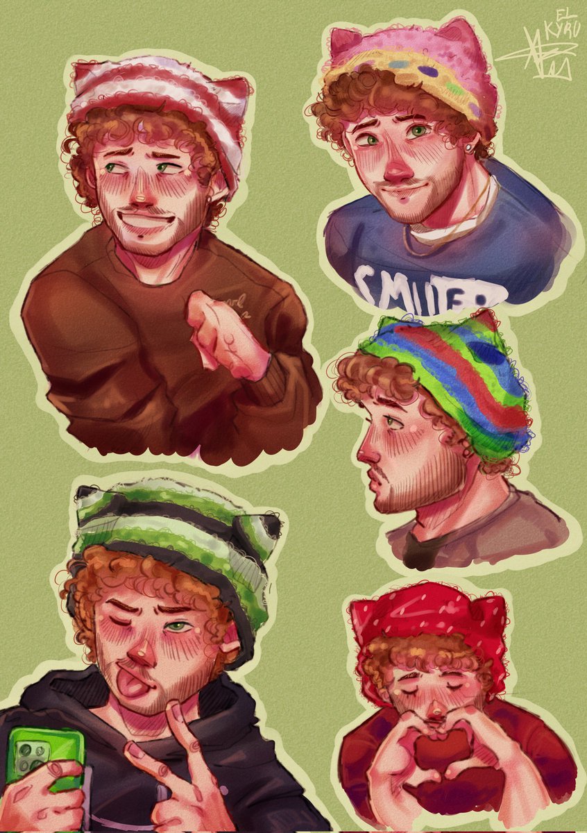 let's remember the most babygirl 'stranger' of all, because he's just a international treasure. some fluffy cat beanie practices I wanted to try :] #dreamfanart