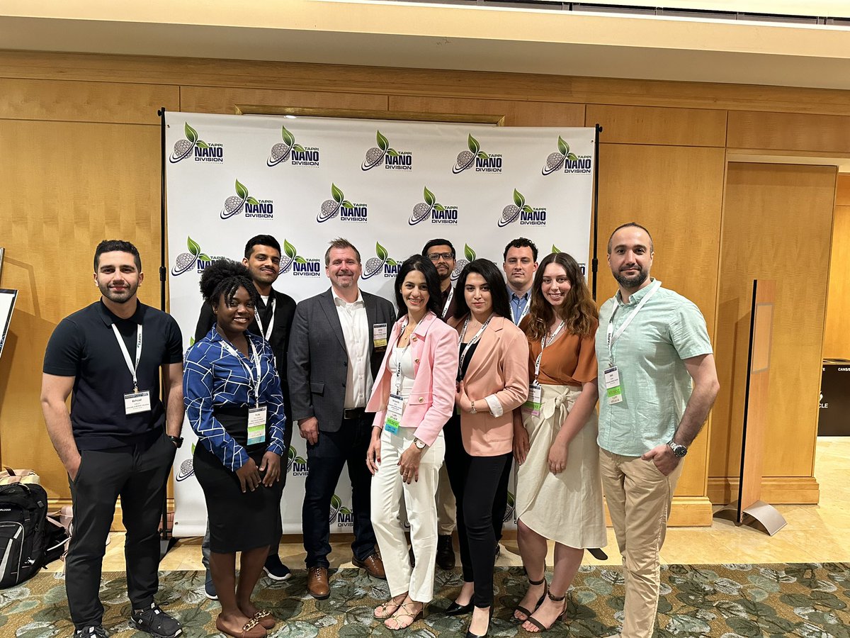 UBC_AdvMat's tweet photo. Happy to have so many colleagues from the group attend #tappinano @TAPPITWEETS @TAPPINanoStdnts @UBCBioProducts @UBC_AdvMat @CHBEUBC https://t.co/FEMOsJ8Tys