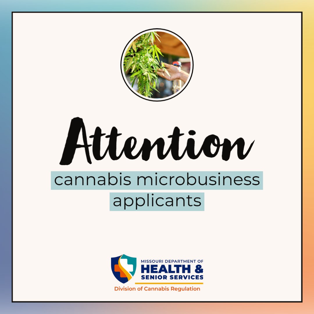 ATTENTION cannabis microbusiness applicants:

We have several new resources on our microbusiness webpage, including a calendar 📆 of upcoming outreach and educational 📓 events for those interested in applying for a microbusiness facility license.