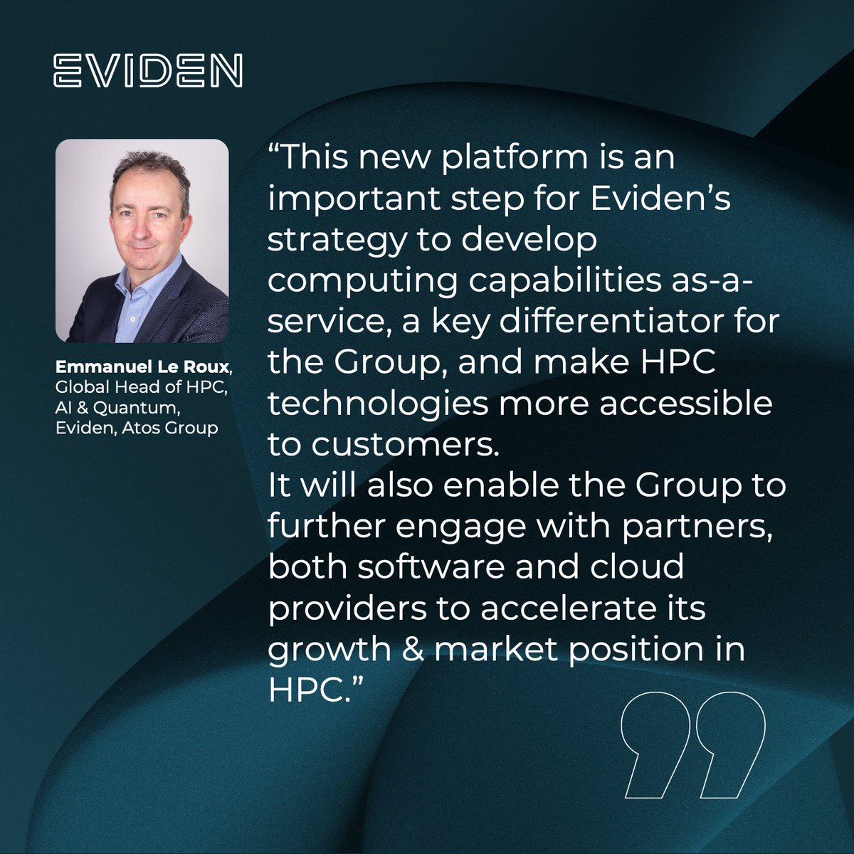 ✨ <a href="/Evidenlive/">Eviden</a> is launching a new release of #HPC Federation as-a-service in a software, a very first on the market!

This new module will accelerate &amp; simplify organizations’ abilities to connect &amp; federate HPC clusters &amp; #supercomputers.

➡ atos.net/en/2023/news_2…