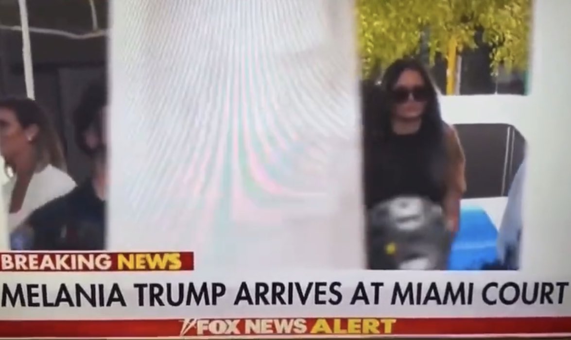 BREAKING: FOX News reports that Trump’s wife Melania Trump just showed up at the Miami federal courthouse to watch her husband be arraigned for violating multiple felony counts under the Espionage Act. But there is only one problem… In a humiliating mistake, FOX News didn’t