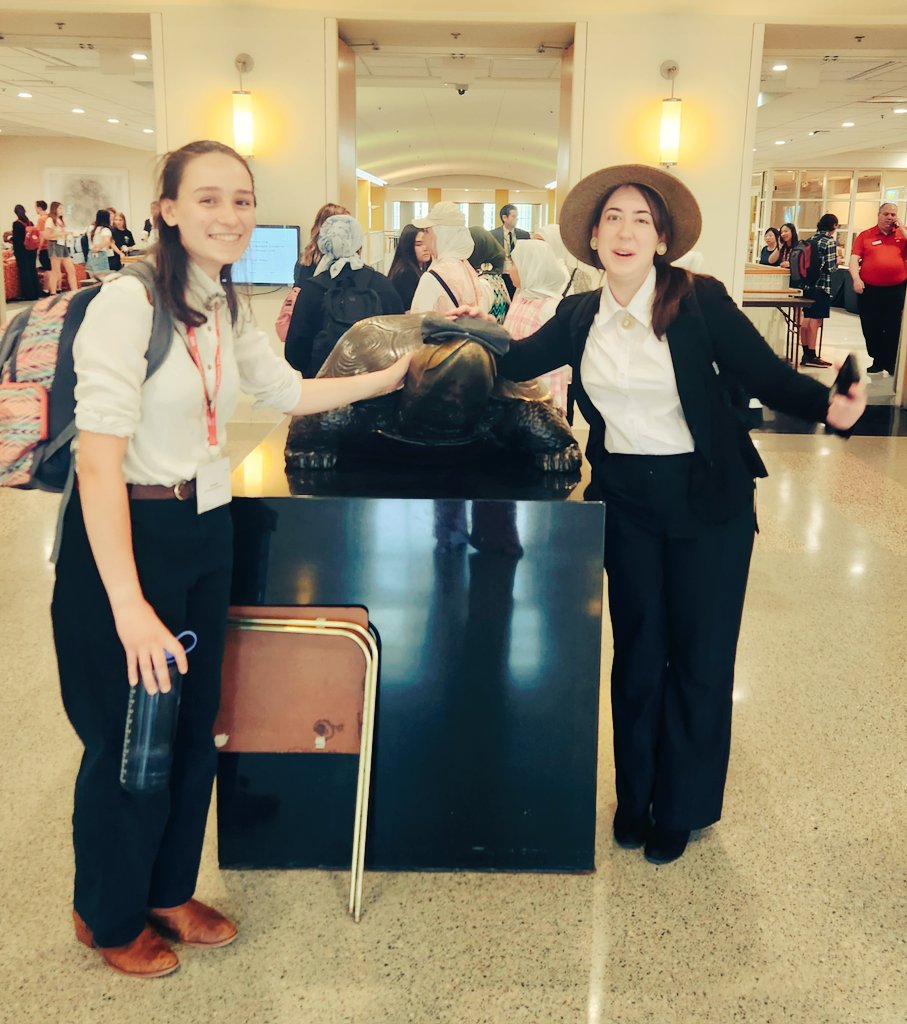 I chaperoned two of my kids for their performance on women breaking barriers in journalism at the National History Day nationals ~ they crushed it!
