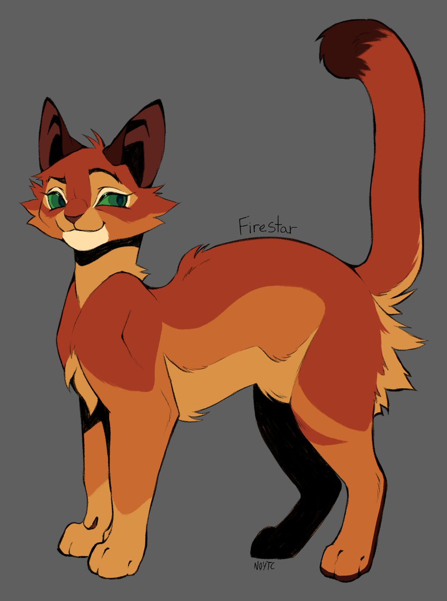 Ruby ⚠️ on Twitter "RT _noytc Remade my Firestar desgin warriorcats