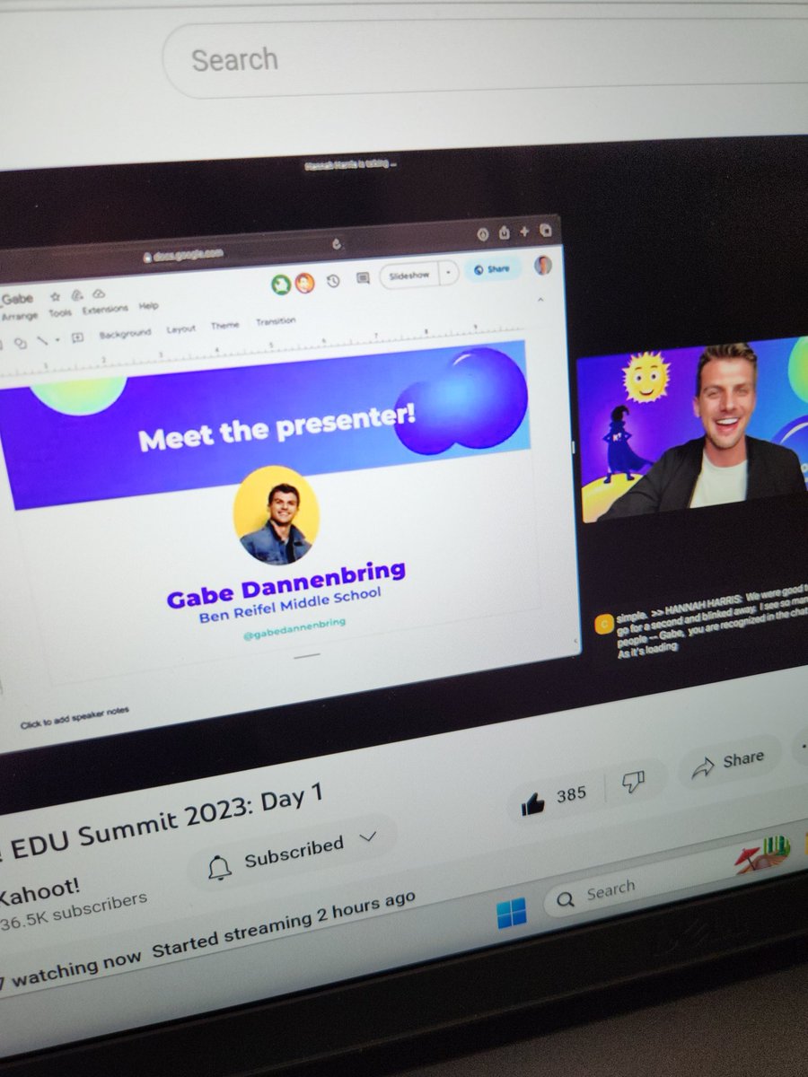 JenniferMarti26's tweet image. @kahoot #KahootEduSummit with #professionaleducator 
@gabedannenbring #ProfessionalGrowth in
the importance in finding the  JOY &amp;amp; Inspiration in Education