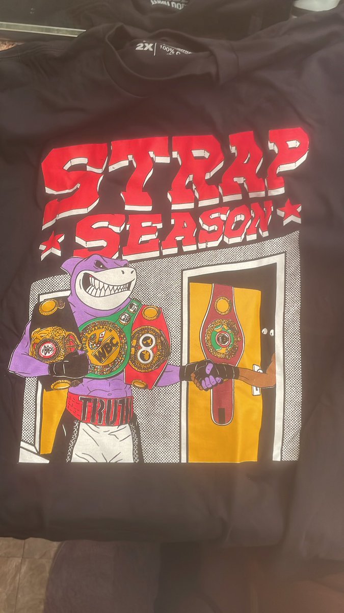 Look wat the mail man just dropped off @ErrolSpenceJr #strapseason easy work 7.29.23