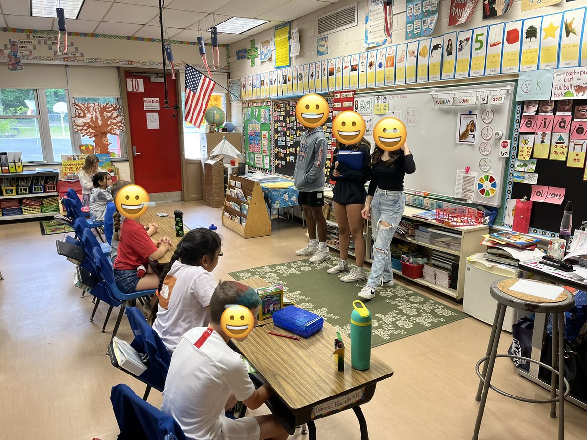 Amazing job by Ms. Butler and Ms. Sabia’s 8th Grade authors today! Ss visited Wayside Elementary K-4 classes to share original picture books and teach mini-lessons on literary devices, plot, and characterization. #SpartanLegacy @camatotois @mrsshappirio @MsKWeldon @jimstefank