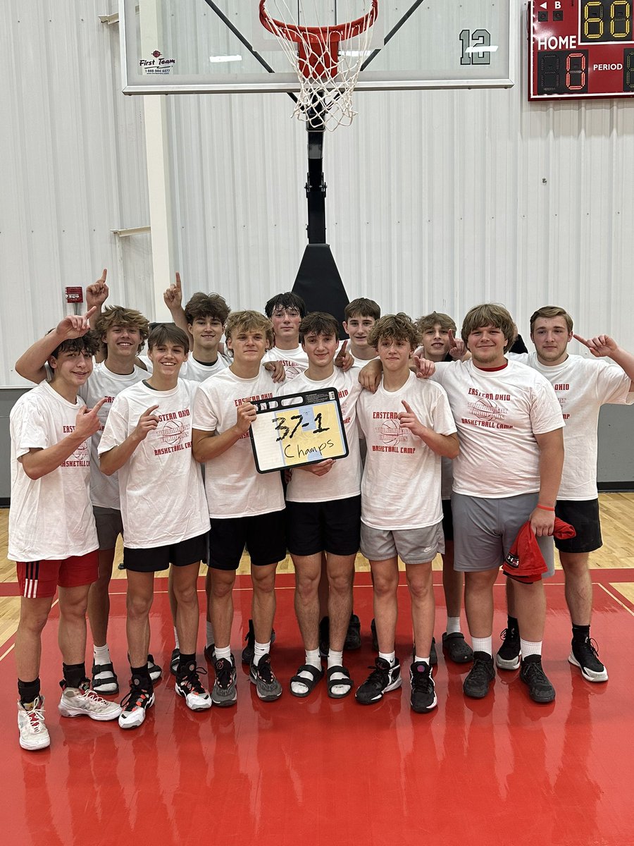 GHSCoachBurton's tweet photo. Eastern Ohio Basketball Camp was a HUGE success! 

Varsity competed against 32 other schools for 3 days. Theses schools included regional champions and state final four attendees. 

After 3 days, the varsity team finished with a record of 37-1 and won the EOBC tournament!!!! https://t.co/g0MrVrtQmT
