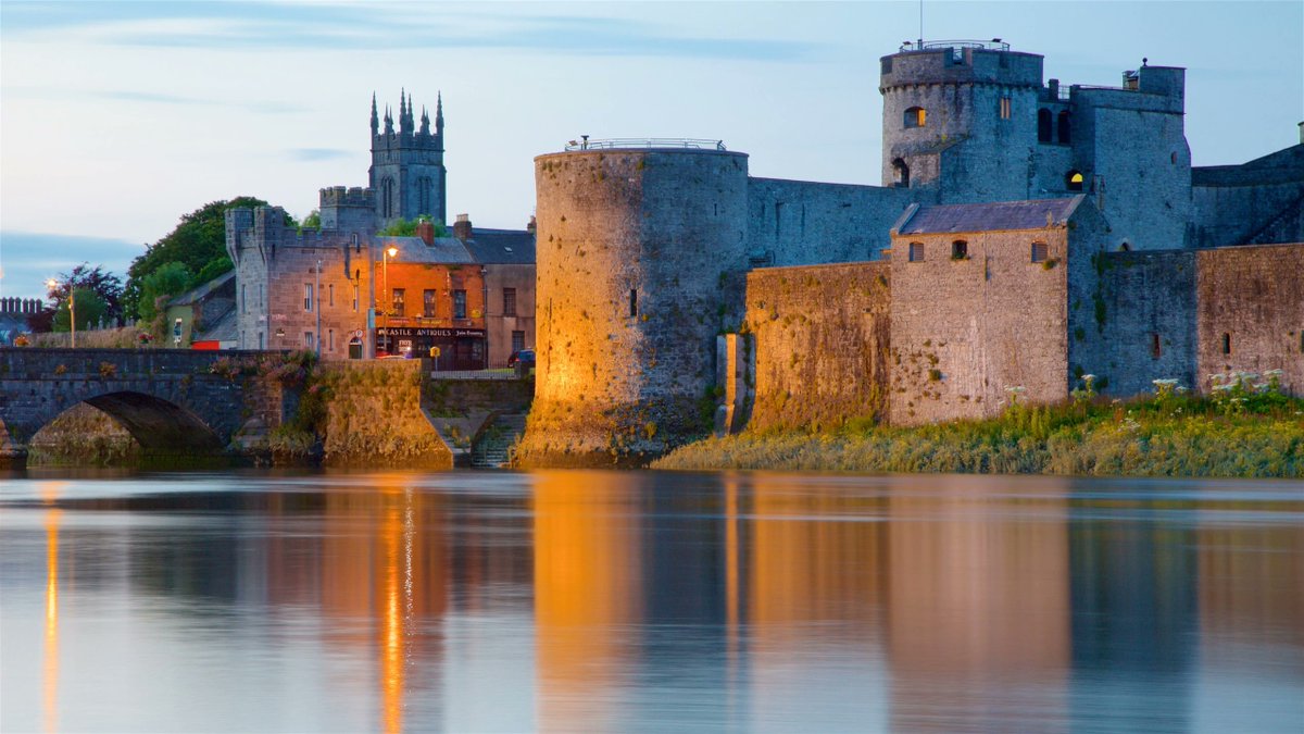 St, John's Castle on the River Shannon, Limerick, Ireland, NMP.