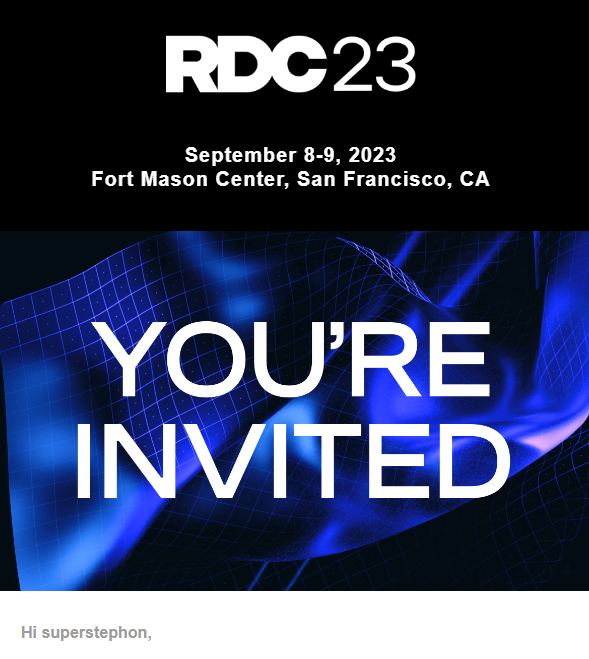 who's going #RDC23