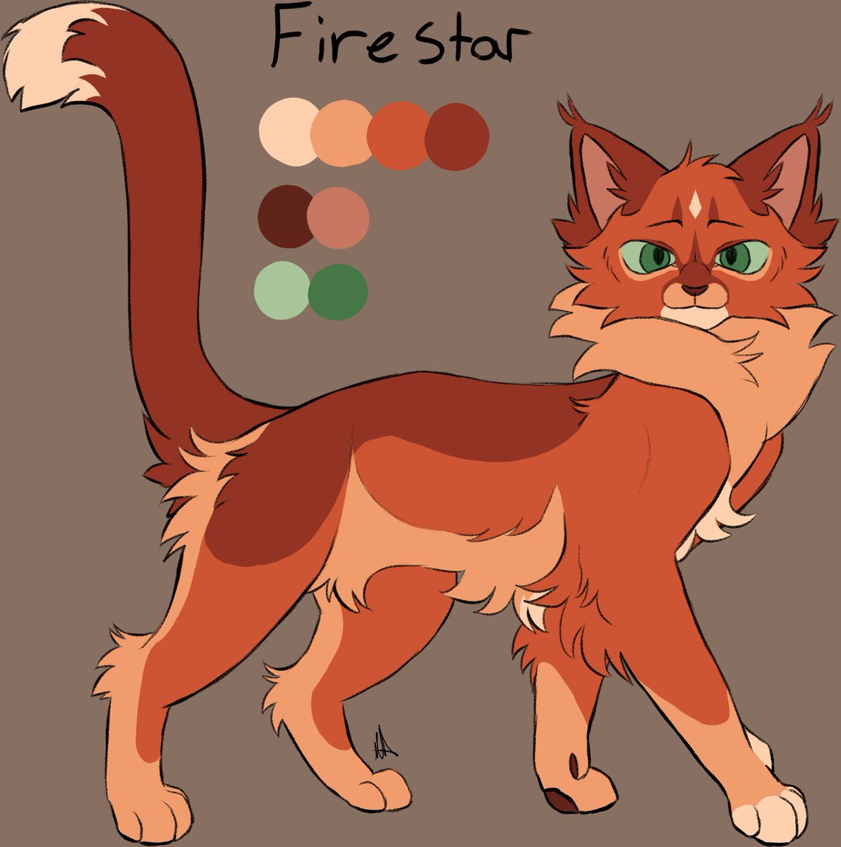 Remade my Firestar desgin #warriorcats 

new on the left