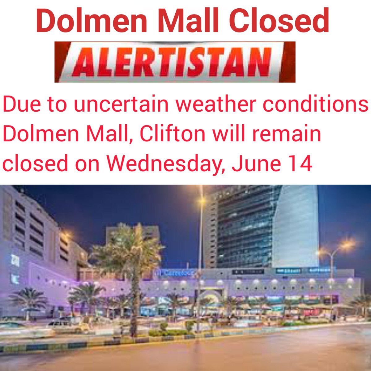 Dolmen Mall Closed