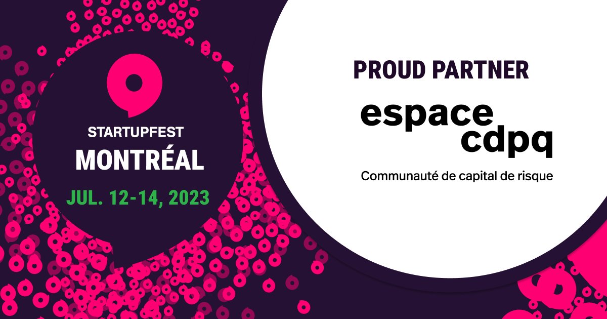 Longtime partner <a href="/espacecdpq/">Espace CDPQ</a> returns to Startupfest 2023! Checkout where Québec’s venture capitalists meet: espacecdpq.com/en