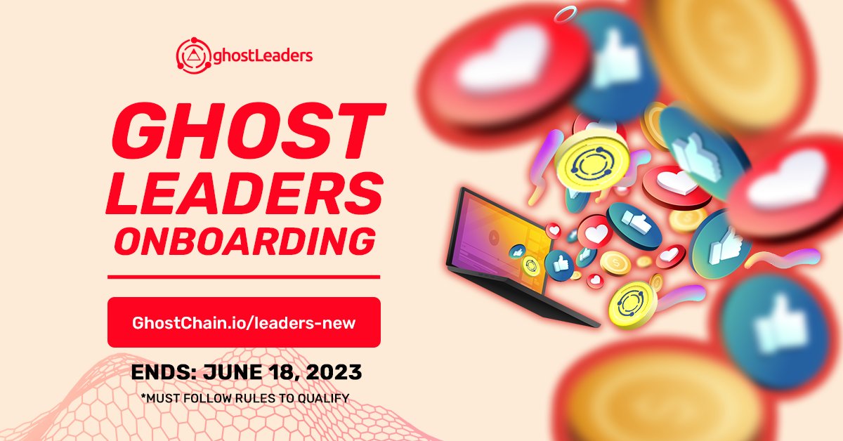 realGhostChain's tweet photo. 📢 #ghostLeaders is an exclusive group for the most influential GHOST members offering even MORE $GMV rewards 🚀👻

Enrollment for #JML holders on #Optimism:
🔗 https://t.co/2EFrKi5qs7

Onboarding ends: June 18, 2023

#web3community #Influencer #ambassador #brand #DeFi #web3 $OP https://t.co/yQ1VTZcDNk