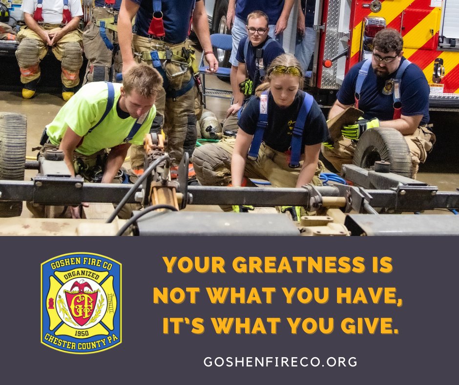 What do you have to give?

goshenfireco.org/about/voluntee…

#give #volunteer #firstresponders #goshenfireco #chescopa #volunteeropportunities #westgoshenpa #eastgoshenpa #westtownpa #willistownpa #volunteertoday #volunteerfirefighter #volunteerEMT