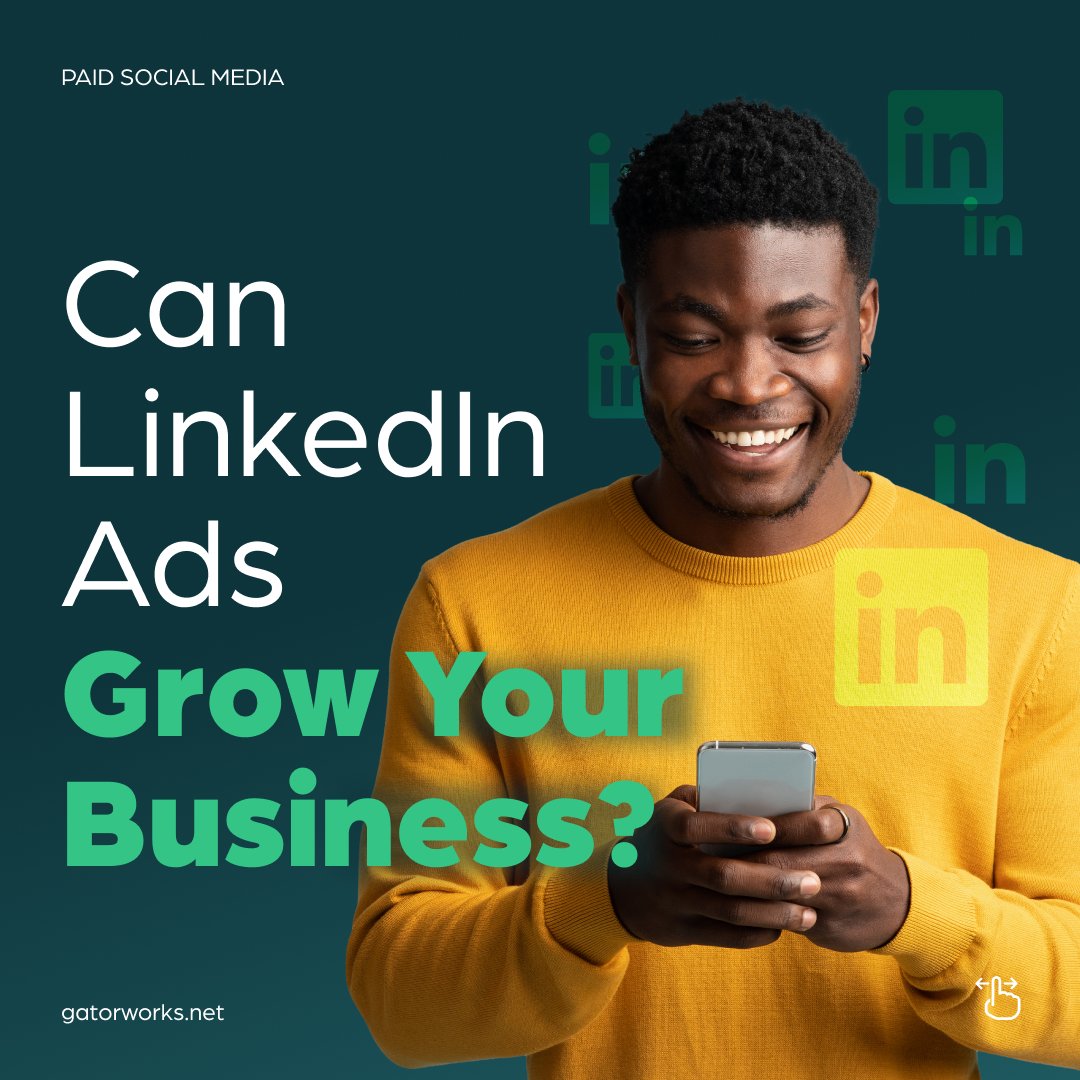 gatorworks's tweet photo. In our latest blog post, discover how a targeted approach to B2B marketing with @LinkedIn Ads can help you reach your business goals. ๐ #gatorworks #paidsocial #linkedin
https://t.co/iy00GzwiMN https://t.co/juZ7DioxaH