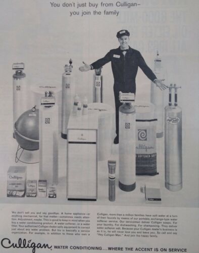 Check-out this ad we found from 1960 😁
.
Since 1936, Culligan continues to treat a variety of problem water!! Schedule your FREE In-Home Water Quality Test ☎ (800) 678-6203

#tbt #CulliganWater #softwater #filteredwater #JOINTHEFAMILY