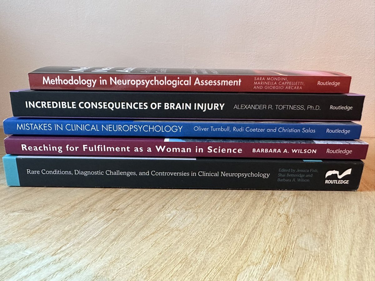 Some excellent neuropsychology titles published recently 💸 <a href="/tandfpsychology/">T&F Psychology</a>