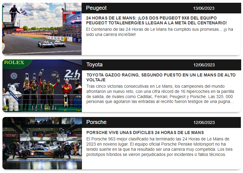 La competición no es política, aquí sólo puede ganar uno. Tras la tormenta tocaba interpretar el resultado con calma. Así han titulado, los tres grandes "perdedores" de <a href="/24hoursoflemans/">24 Hours of Le Mans</a> su carrera.