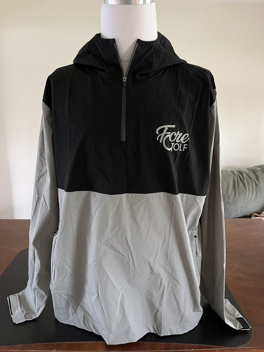 Little rainy day here in GB, WI. Why not add a water resistant piece to your golf collection. Med-3XL $49.99 use Foredads10 for a 10% discount too.