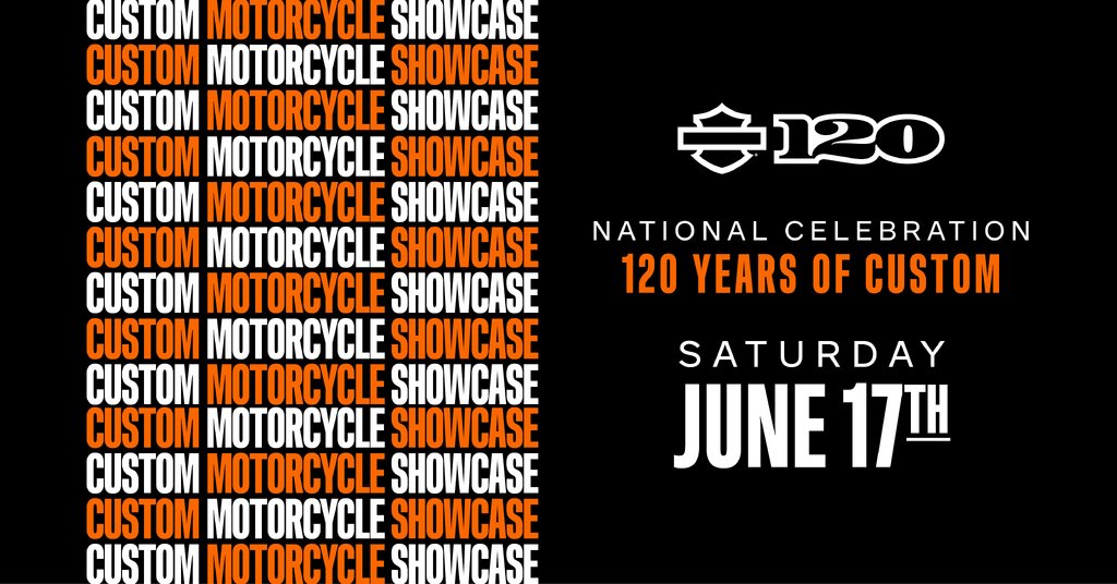 Be sure to join us this Saturday and register ahead on our website for the free gift while supplies last 

#goldrushhd #goldrushharleydavidson  #custom #motorcycleshowcase #nationalcelebration #harleydavidson