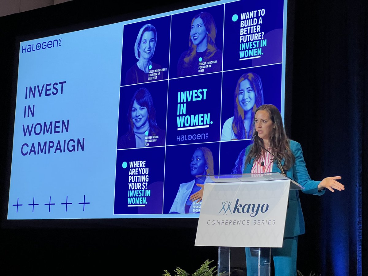 JesseDraper's tweet photo. So grateful for the opportunity to keynote the @Kayo_Conference and speak to 600 women about what we are doing to attempt to change the trajectory for women. I think it’s my favorite talk I’ve ever given. #investinwomen https://t.co/vGAw1AiupD