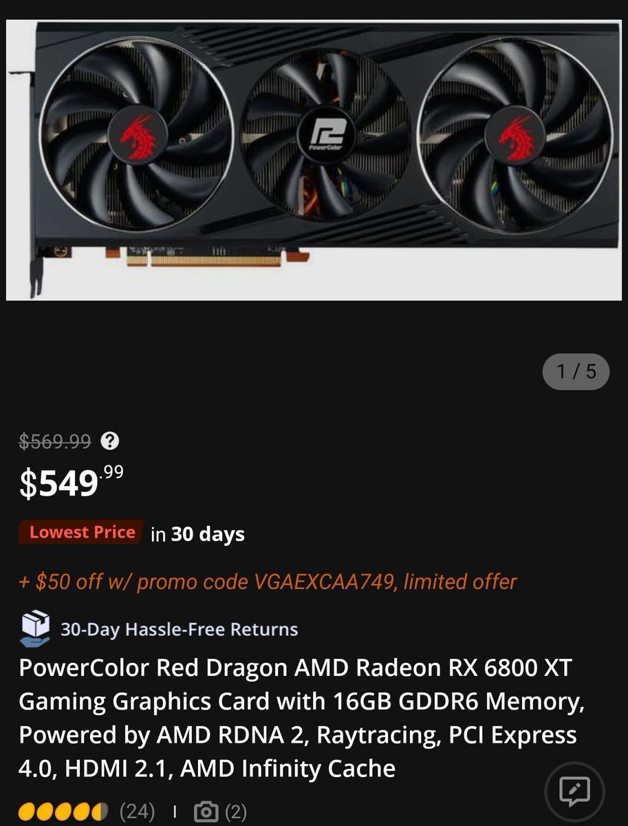 @AlexO340781617 @DestinLegarie Yes NewEgg has $50 on select items.