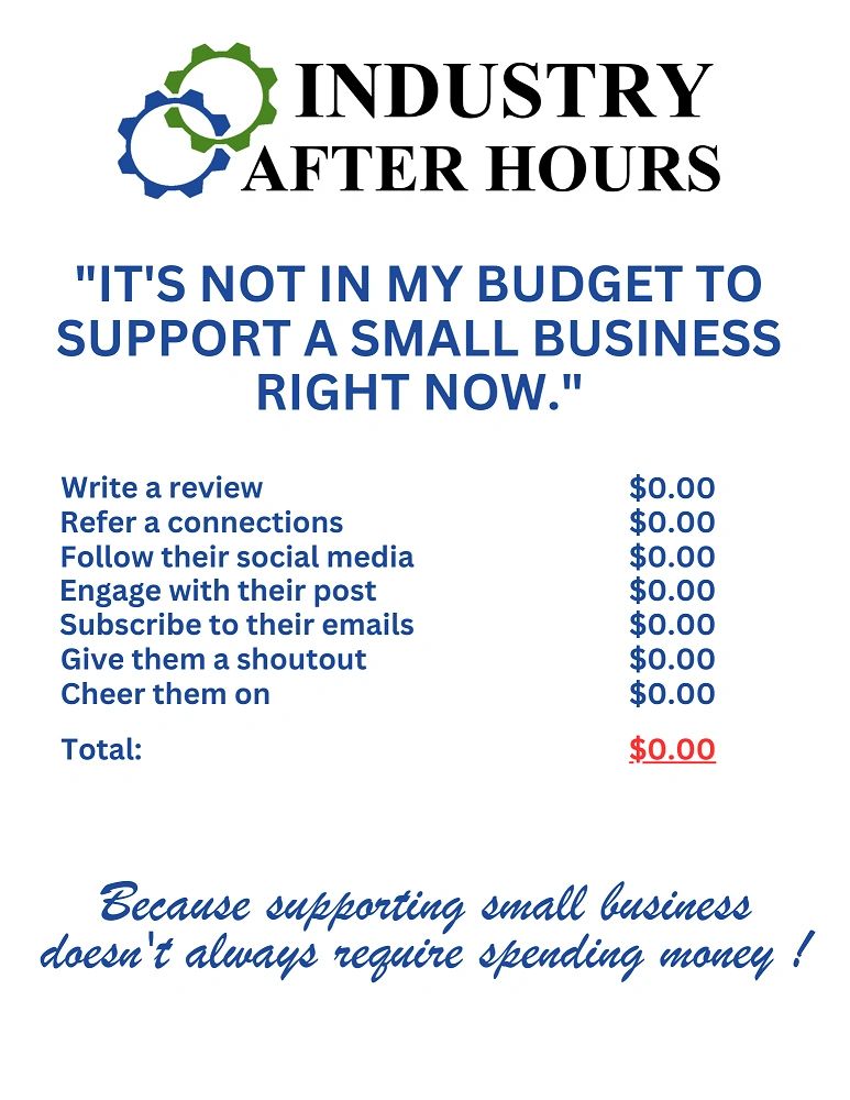 IndustryAH's tweet photo. The cost of Building Small Businesses. 💪❤️😊

#smallbusiness #supportsmallbusiness #supportlocal #growingtogether #buildingtogether #supporteachother #industryafterhours #natashaball #digitalmarketing #eventmanagement #buildingrelationships #brandbuilder https://t.co/yyAQYCmoKn