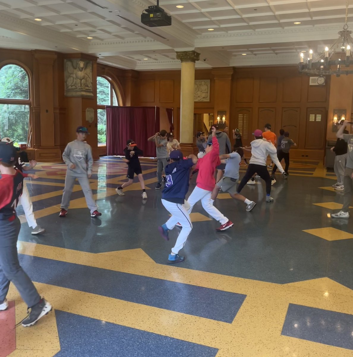 We had a great first 2 days of grade school camp!  70+ campers working hard outside on day 1 and then shifting inside for some work with our Strength and Conditioning staff on a rainy day 2!