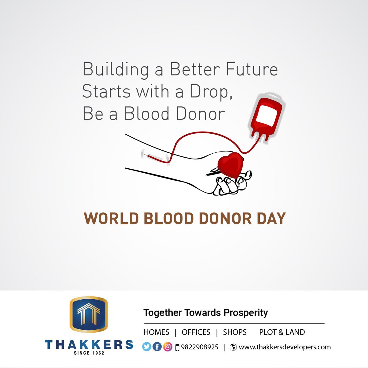 #WorldBloodDonorDay   
 #Thakkers #Nashik #Homesforall  #Plot #Land #Homes #flat #office #Showroom #Shop 
#luxuryhomes#luxurylifestyle #luxury #dreamhome #luxuryliving
#nashik #land #dreamhome #property #residentialscheme #scheme #residentialproject