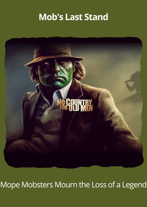mope_mobsters's tweet photo. ✨ Mob's Last Stand ✨

#MopeMobsters Mourn the Loss of a Legend - Cormac McCarthy 🙏

✅ No Country For Old Men
✅ Blood Meridian
✅ The Road 

#Cormac #McCarthy #CryptoCommunity #TEZOSTUESDAY #100X #ETHGATE #CryptocurrencyNews #XRPCommunity #BSCGemsAlert #Binance #Coinbase https://t.co/umTPJmVkEF