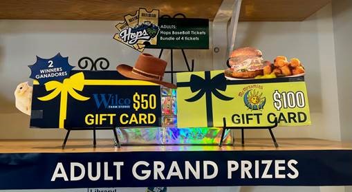 CORLibrary's tweet image. Visit us at the Cornelius Public Library or online  ( corneliluspl.beanstack.com/reader365 ) to sign up for the Summer Reading Challenge for a  chance to win these awesome prizes!!!