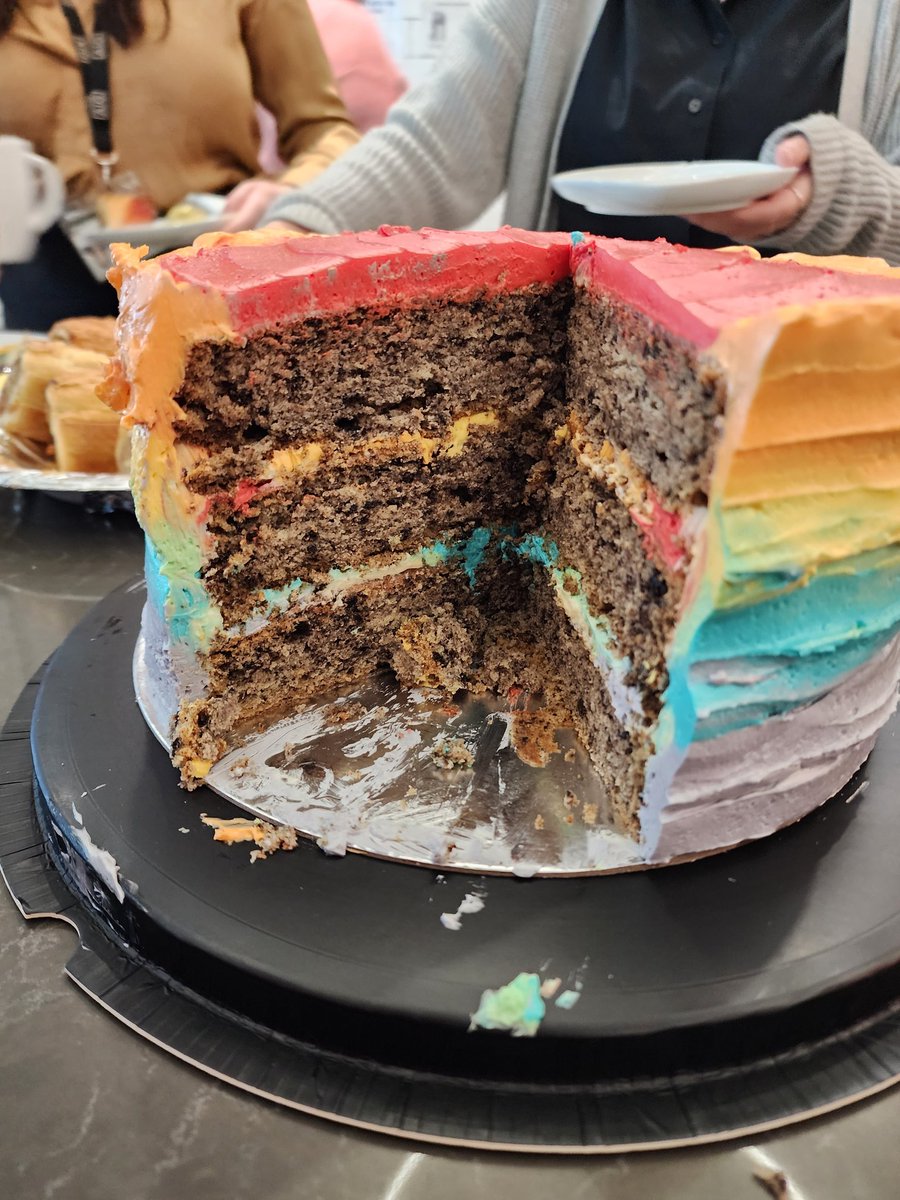 Thankyou <a href="/SweetReleaseWLG/">Sweet Release</a> for this fantastic cake for our Pride morning tea. An absolute treat!